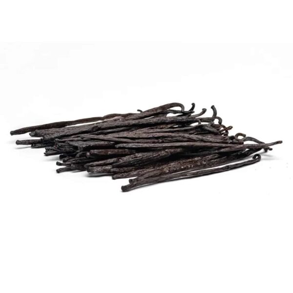 Grade B Vanilla Beans Bourbon Variety for Ice Cream, Desserts & Baked Goods